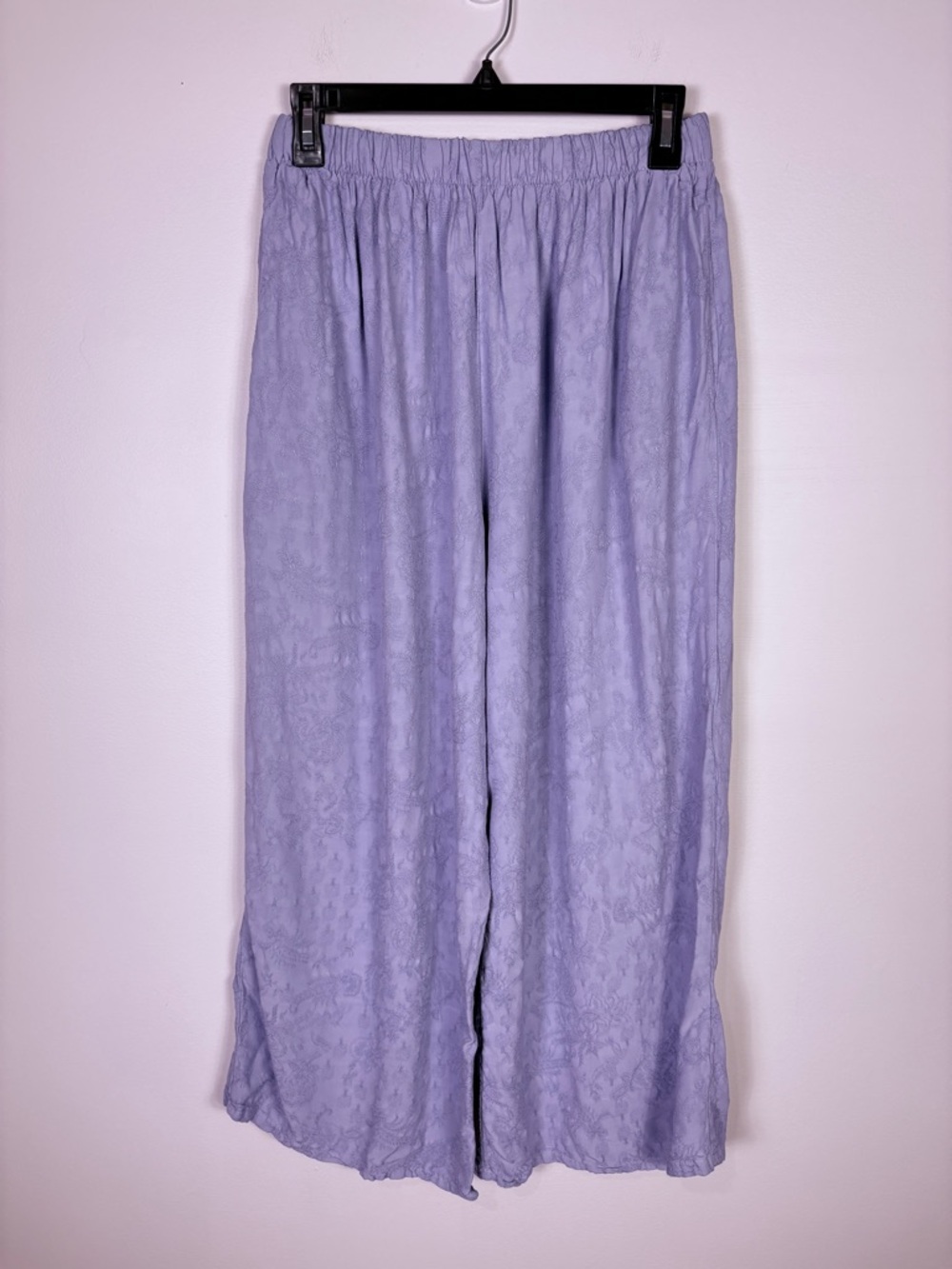 bryn Walker 2-Piece Set Lilac Button Cardigan & Pants Loose Coastal Lagenlook - Picture 4 of 10